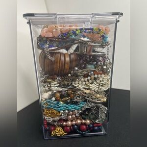 Mystery Jewelry Jar - Over 4 LBS Wearable Jewelry.